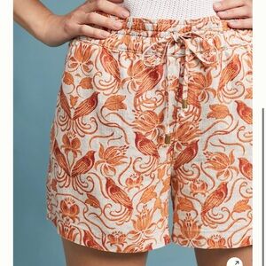 Anthropologie Jolene Linen Shorts in Size Small